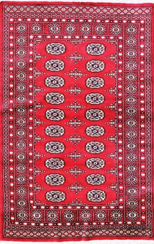 Bochara - Teppich aus Pakistan,  Schurwolle, Größe: 124x190cm Sonderpreis: € 494,-