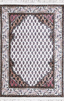 Mir - Teppich aus Indien,  Schurwolle, Größe: 61x90cm Sonderpreis: € 173,-