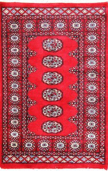 Bochara - Teppich aus Pakistan,  Schurwolle, Größe: 80x126cm Sonderpreis: € 238,-