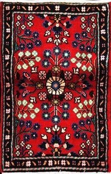 Hamadan - Teppich aus Orient,  Schurwolle, Größe: 61x91cm Sonderpreis: € 102,-