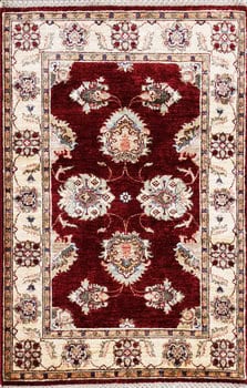 Ziegler-Chobi - Teppich aus Afghanistan ,  Ghazniwolle, Größe: 81x122cm Sonderpreis: € 388,-