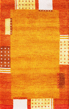 Gabbeh-Jumbo - Teppich aus Indien,  Schurwolle, Größe: 79x123cm Sonderpreis: € 102,-
