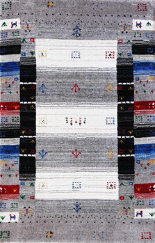 Gabbeh-Loom - Teppich aus Indien,  Schurwolle, Größe: 77x124cm Sonderpreis: € 200,-