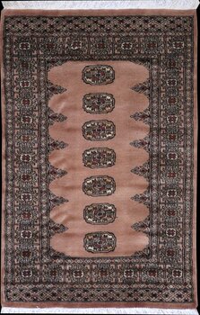 Bochara - Teppich aus Pakistan,  Schurwolle, Größe: 81x122cm Sonderpreis: € 117,-