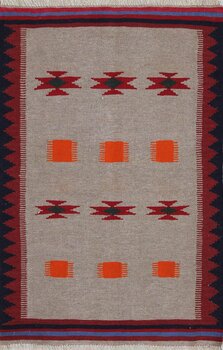 Kelim - Teppich aus Orient,  Schurwolle, Größe: 97x145cm Sonderpreis: € 111,-