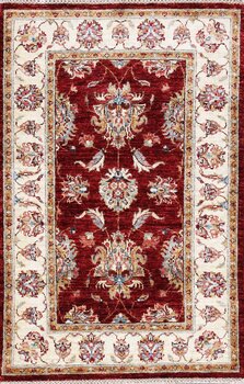 Ziegler-Chobi - Teppich aus Afghanistan ,  Ghazniwolle, Größe: 84x127cm Sonderpreis: € 419,-