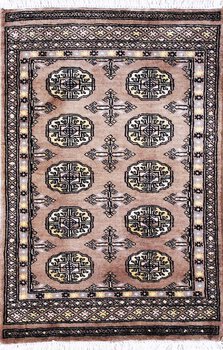 Bochara - Teppich aus Pakistan,  Schurwolle, Größe: 64x95cm Sonderpreis: € 143,-