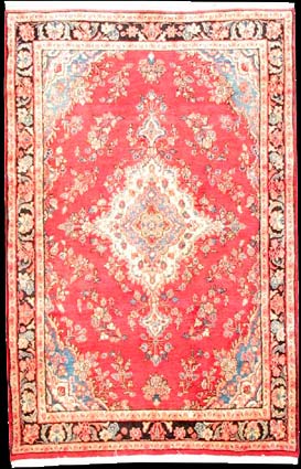 Hamadan - Teppich aus Orient,  Schurwolle, Größe: 132x204cm Sonderpreis: € 262,-