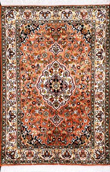 Kashmir-Seide - Teppich aus Kashmir,  Natur-Seide, Größe: 64x95cm Sonderpreis: € 382,-