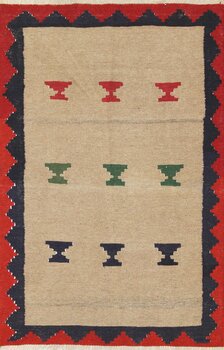 Kelim - Teppich aus Orient,  Schurwolle, Größe: 99x153cm Sonderpreis: € 120,-
