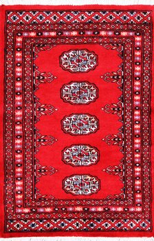 Bochara - Teppich aus Pakistan,  Schurwolle, Größe: 63x96cm Sonderpreis: € 127,-