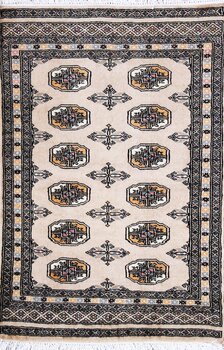 Bochara - Teppich aus Pakistan,  Schurwolle, Größe: 80x117cm Sonderpreis: € 221,-