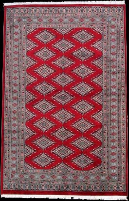 Bochara - Teppich aus Pakistan,  Schurwolle, Größe: 138x211cm Sonderpreis: € 611,-
