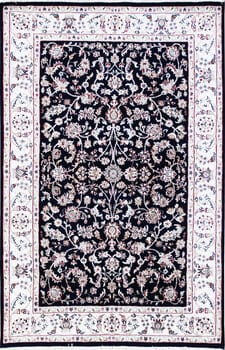 Nain - Teppich aus Indien,  Schafwolle/Seide, Größe: 123x189cm Sonderpreis: € 913,-