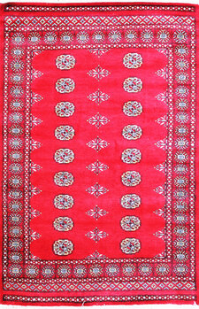 Bochara - Teppich aus Pakistan,  Schurwolle, Größe: 126x190cm Sonderpreis: € 565,-