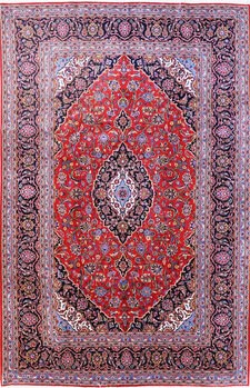 Keschan - Teppich aus Orient,  Schurwolle, Größe: 203x300cm Sonderpreis: € 1.915,-