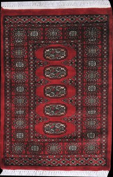 Bochara - Teppich aus Pakistan,  Schurwolle, Größe: 64x93cm Sonderpreis: € 87,-