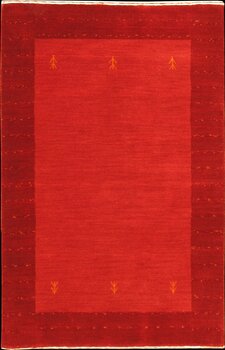 Gabbeh-Loom - Teppich aus Indien,  Neuseelandwolle, Größe: 80x119cm Sonderpreis: € 180,-