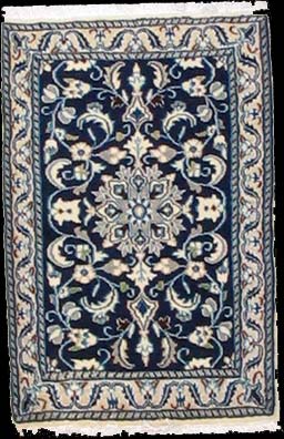 Nain - Teppich aus Orient,  Schurwolle, Größe: 61x91cm Sonderpreis: € 73,-