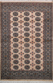 Bochara - Teppich aus Pakistan,  Schurwolle, Größe: 127x187cm Sonderpreis: € 498,-