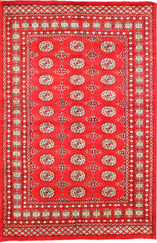 Bochara - Teppich aus Pakistan,  Schurwolle, Größe: 140x207cm Sonderpreis: € 608,-