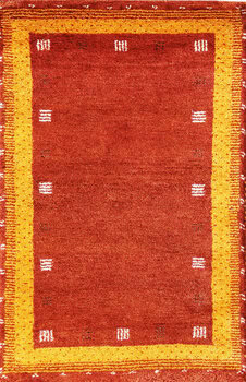 Gabbeh-Jumbo - Teppich aus Indien,  Schurwolle, Größe: 78x121cm Sonderpreis: € 99,-
