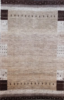 Gabbeh-Jumbo - Teppich aus Indien,  Schurwolle, Größe: 139x213cm Sonderpreis: € 311,-