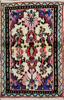 Hamadan - Teppich aus Orient,  Schurwolle, Größe: 61x91cm Sonderpreis: € 102,-