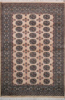 Bochara - Teppich aus Pakistan,  Schurwolle, Größe: 127x187cm Sonderpreis: € 498,-