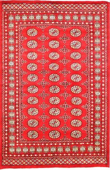 Bochara - Teppich aus Pakistan,  Schurwolle, Größe: 140x207cm Sonderpreis: € 608,-
