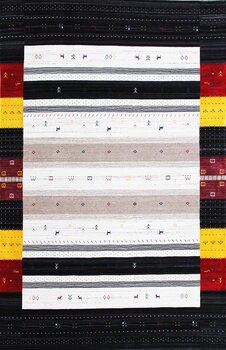 Gabbeh-Loom - Teppich aus Indien,  Schurwolle, Größe: 202x300cm Sonderpreis: € 1.271,-