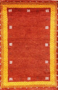 Gabbeh-Jumbo - Teppich aus Indien,  Schurwolle, Größe: 78x121cm Sonderpreis: € 99,-