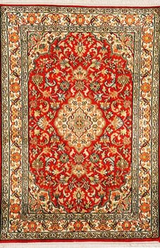 Kashmir-Seide - Teppich aus Kashmir,  Natur-Seide, Größe: 64x93cm Sonderpreis: € 374,-