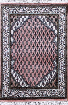 Mir - Teppich aus Indien,  Schurwolle, Größe: 64x89cm Sonderpreis: € 179,-