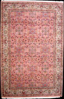 Sarough - Teppich aus Indien,  Neuseelandwolle, Größe: 199x298cm Sonderpreis: € 1.368,-