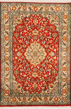 Kashmir-Seide - Teppich aus Kashmir,  Natur-Seide, Größe: 64x93cm Sonderpreis: € 374,-