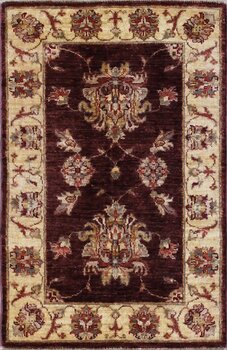 Ziegler-Chobi - Teppich aus Afghanistan ,  Ghazniwolle, Größe: 59x92cm Sonderpreis: € 213,-
