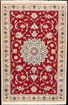 Nain - Teppich aus Orient,  Schurwolle, Größe: 101x153cm Sonderpreis: € 280,-