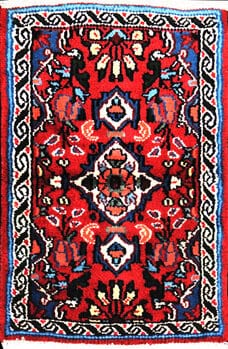 Hamadan - Teppich aus Orient,  Schurwolle, Größe: 61x91cm Sonderpreis: € 102,-