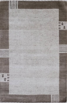 Gabbeh-Loom Lori - Teppich aus Indien,  Schurwolle, Größe: 121x183cm Sonderpreis: € 464,-