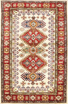 Kazak Exklusiv - Teppich aus Afghanistan ,  Ghazniwolle, Größe: 102x158cm Sonderpreis: € 633,-