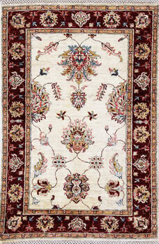 Ziegler-Chobi - Teppich aus Afghanistan ,  Ghazniwolle, Größe: 83x126cm Sonderpreis: € 411,-