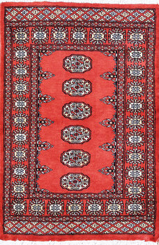 Bochara - Teppich aus Pakistan,  Schurwolle, Größe: 82x121cm Sonderpreis: € 208,-
