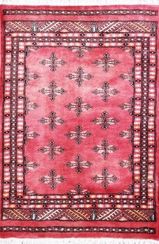 Bochara - Teppich aus Pakistan,  Schurwolle, Größe: 79x115cm Sonderpreis: € 214,-