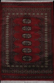 Bochara - Teppich aus Pakistan,  Schurwolle, Größe: 81x117cm Sonderpreis: € 139,-