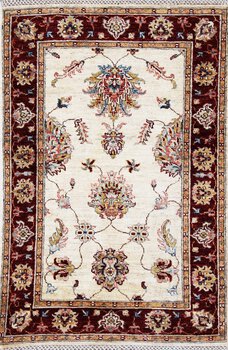 Ziegler-Chobi - Teppich aus Afghanistan ,  Ghazniwolle, Größe: 83x126cm Sonderpreis: € 411,-