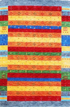 Gabbeh-Loom - Teppich aus Indien,  Schurwolle, Größe: 139x204cm Sonderpreis: € 595,-