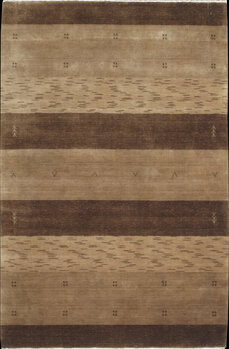Gabbeh-Loom - Teppich aus Indien,  Neuseelandwolle, Größe: 125x184cm Sonderpreis: € 308,-