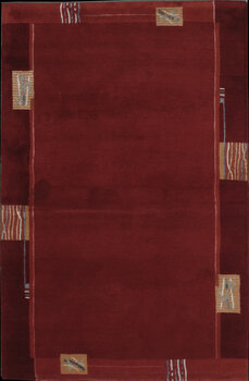 Benares - Teppich aus Tibet,  Schurwolle, Größe: 123x185cm Sonderpreis: € 203,-