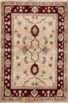 Ziegler-Chobi - Teppich aus Afghanistan ,  Ghazniwolle, Größe: 82x121cm Sonderpreis: € 390,-